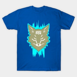 angry fox graphic tshirt design by ironpalette T-Shirt